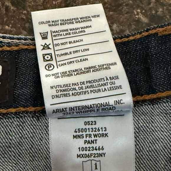 Ariat FR M4 CAT2 Men's Bootcut Jeans - Picture 4 of 4